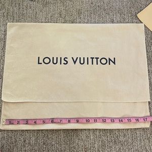 Louis Vuitton dust bag .